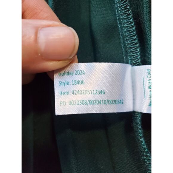 Marine Layer Womens XS Chelsea Pleated Midi Skirt Green Gables New - Picture 7 of 11